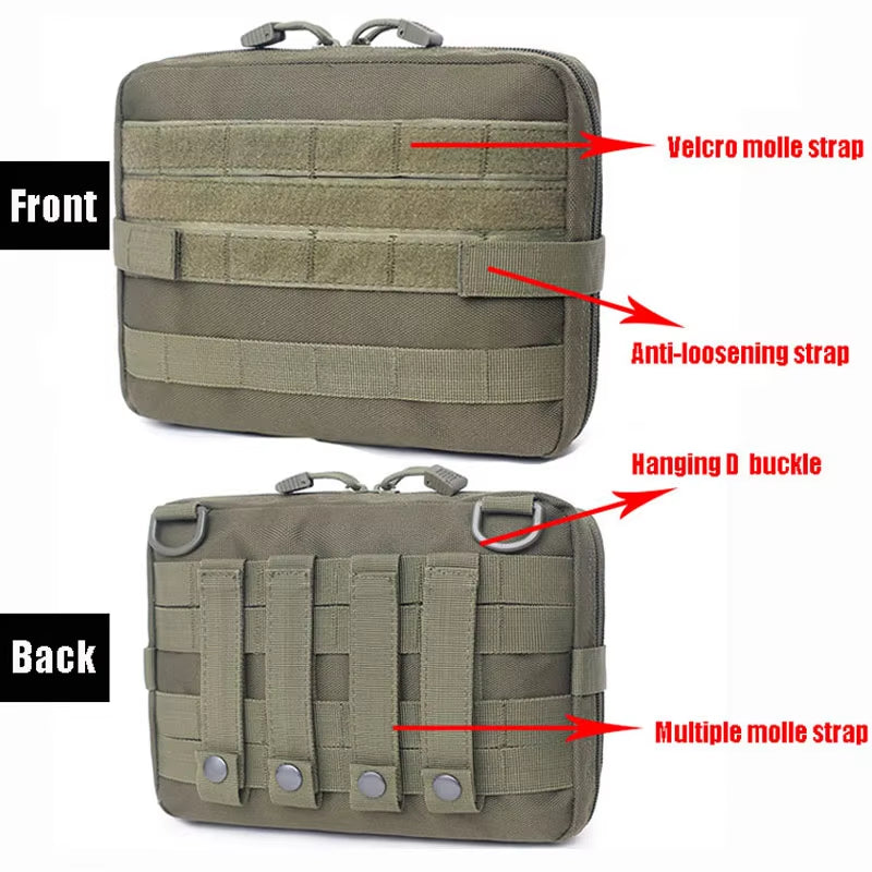 Molle Pouch Bag Medical EMT Tactical Outdoor Emergency Pack Camping Hunting Accessories Utility Multi-Tool Kit EDC Bag